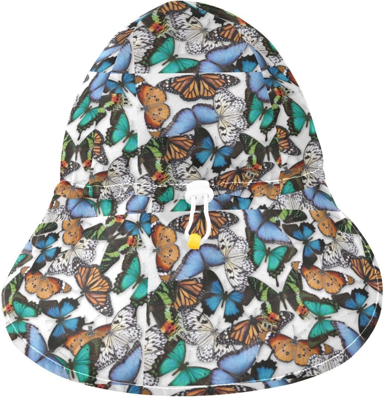 Bright Butterflies Baby Sun Hat for Kids
