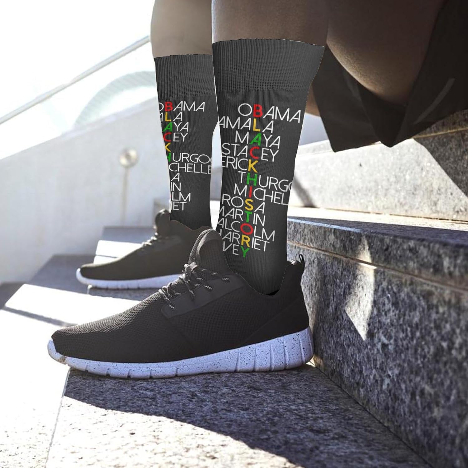Brilliant Black Kid Black History Month Dress Socks