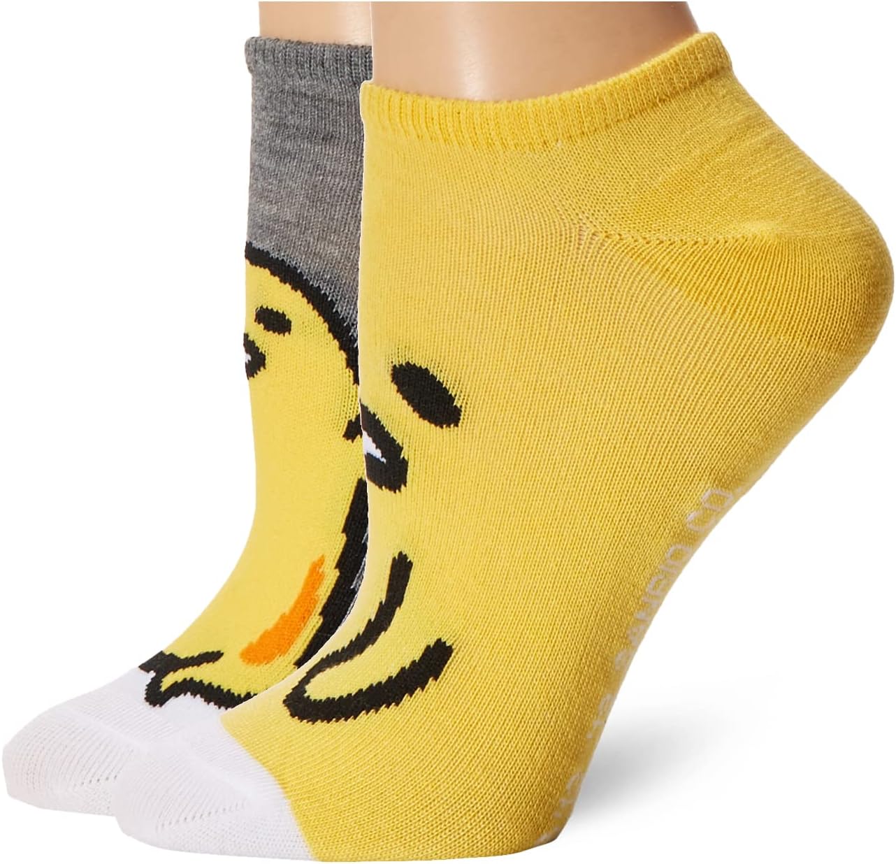 Gudetama Womens No-Show Socks 5-Pair Design With Characters Perfect Gift