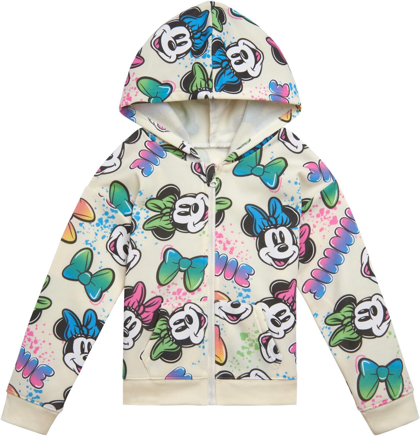 Disney Minnie Mouse Girls fleece zip-up hoodie
