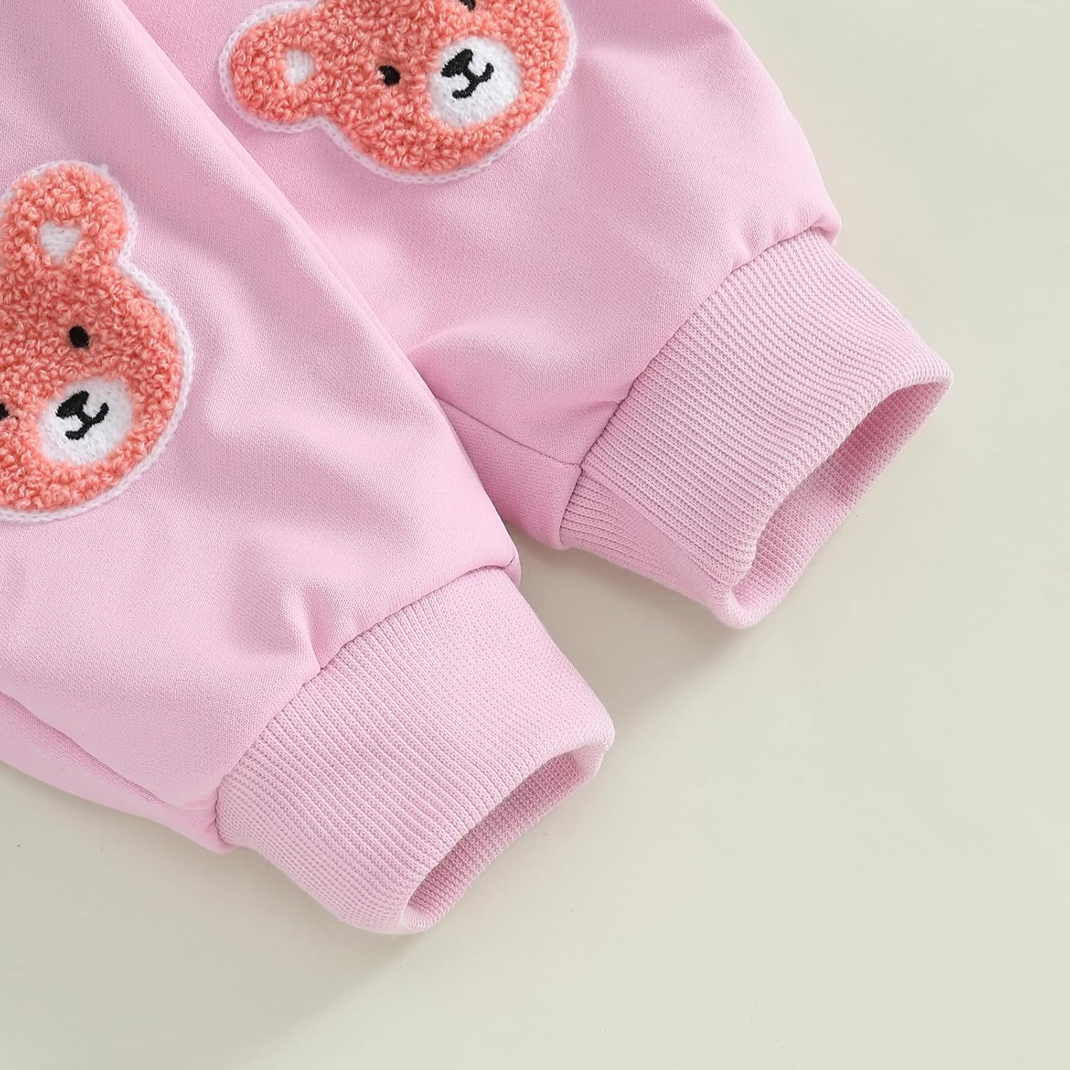 Cute Bear Sweater Pants Set for Toddler Girls