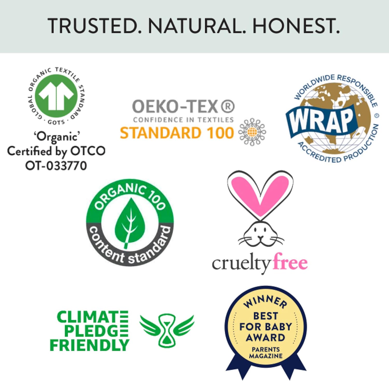 HonestBaby Organic Harem Pants for Babies 100 Organic Cotton Multipack