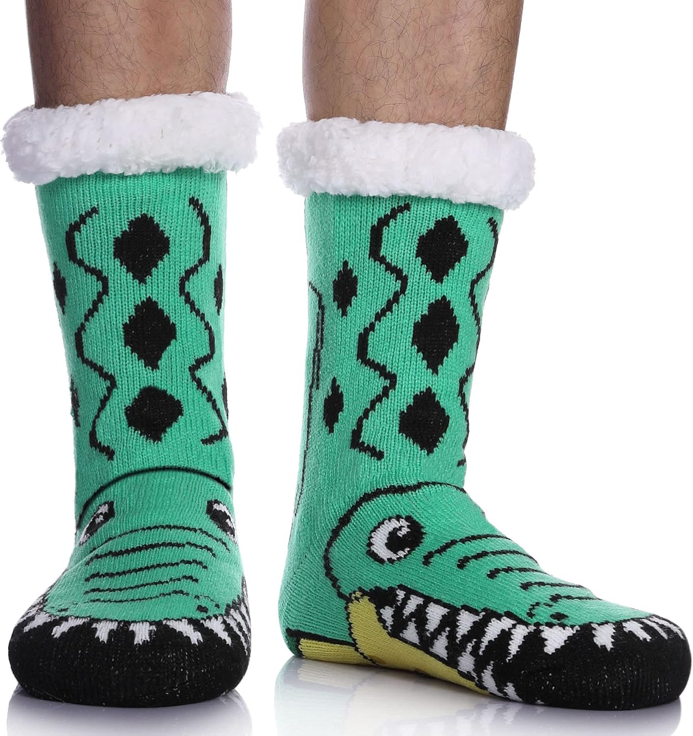 LINEMIN Warm Cozy Fuzzy Slipper Socks Perfect for Navigating Winter