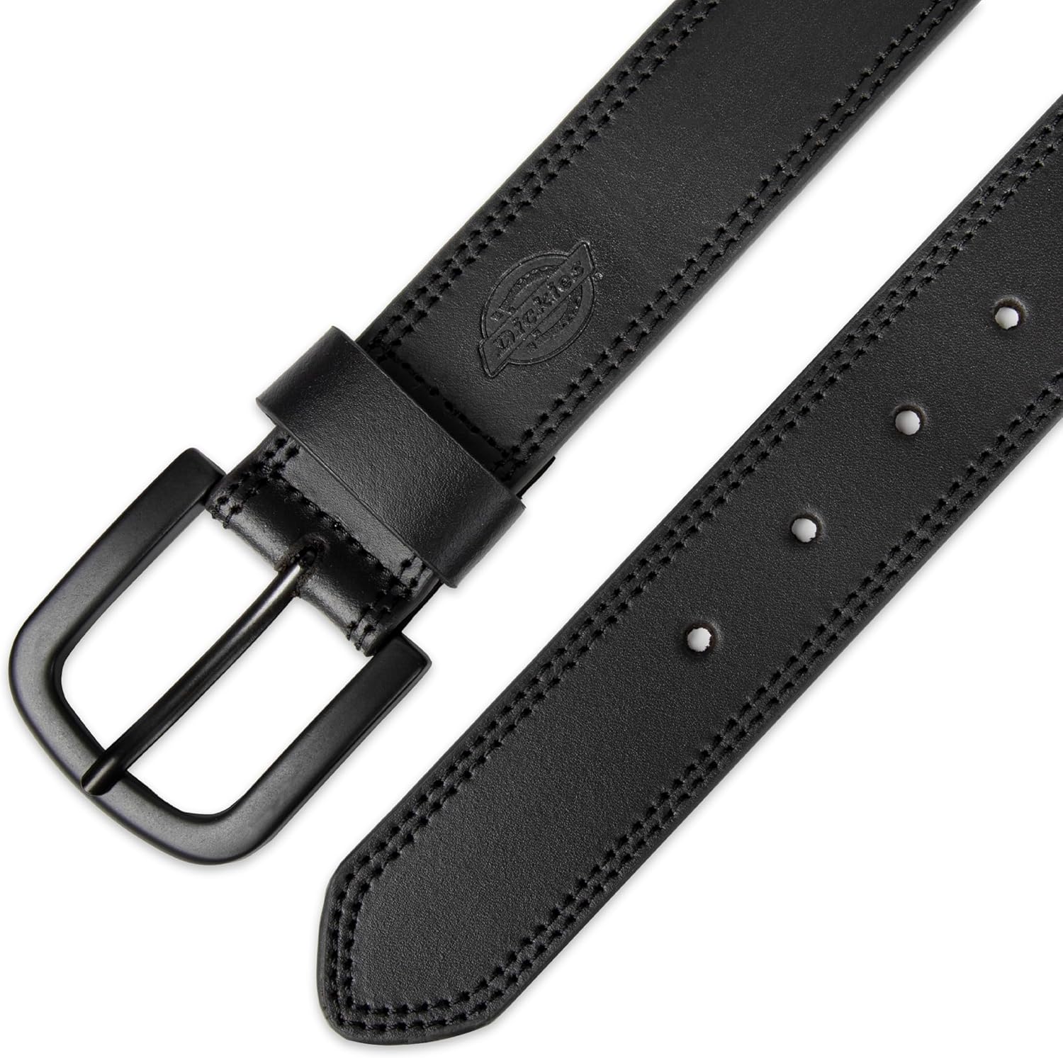 Dickies Mens Casual Leather Belt Work Inspired Design Premium Quality Adjustable Fit