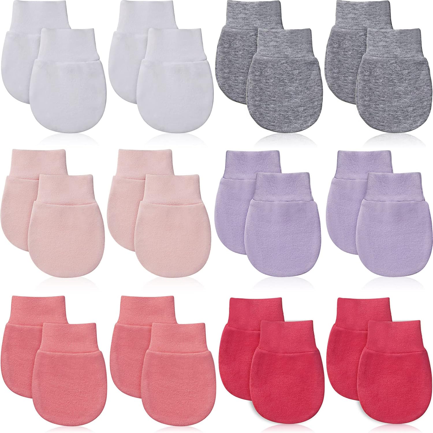 Geyoga 12 Pair Newborn Mittens