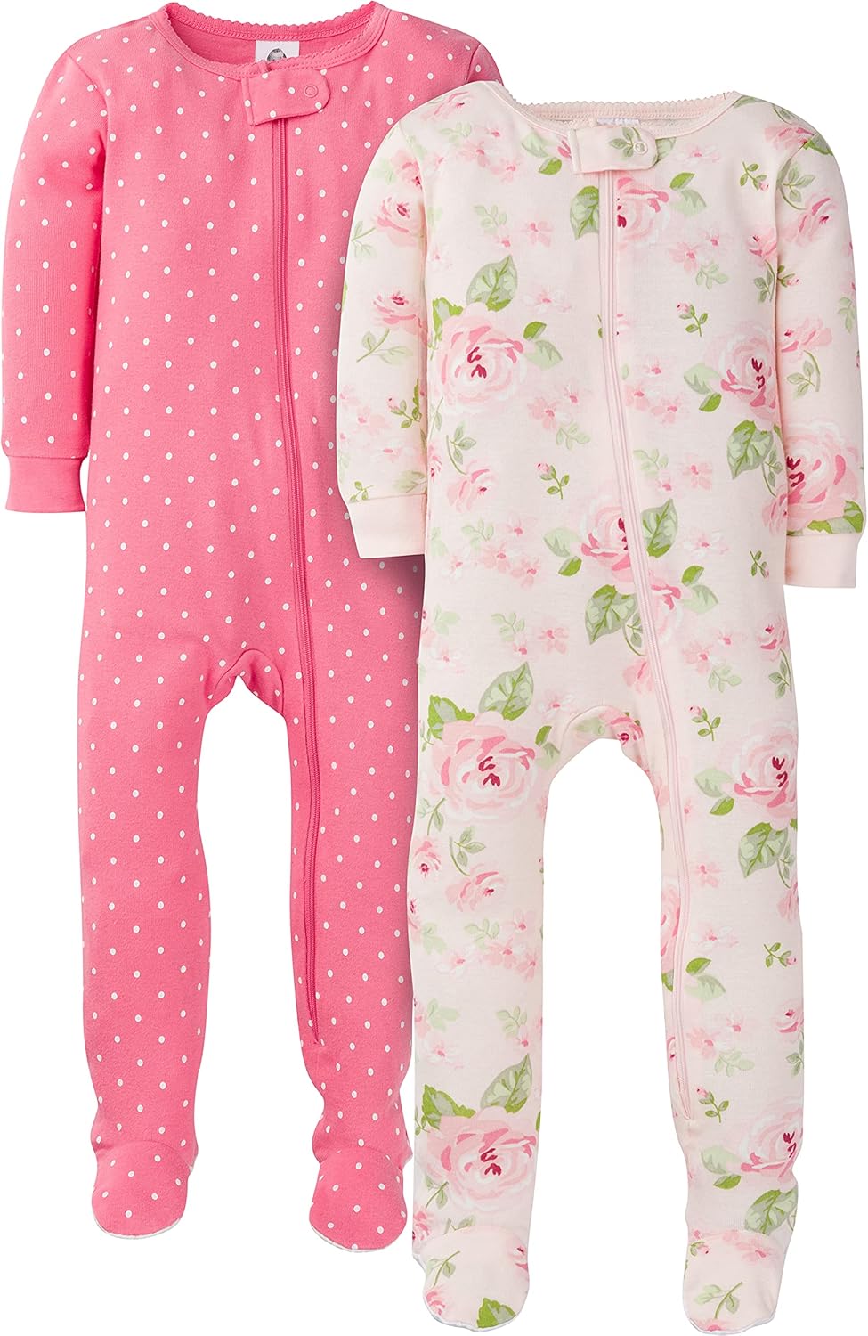 Gerber Baby Girls 2-Pack Pajamas