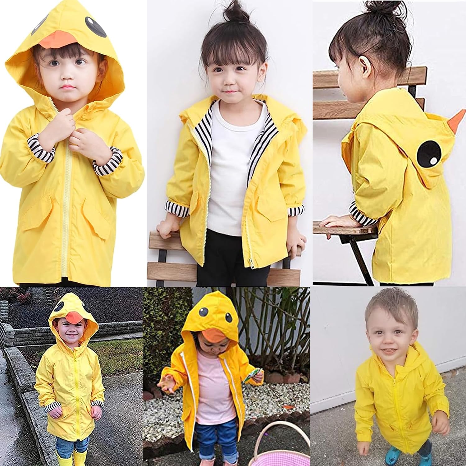 Moobot Duck Toddler Rain Jacket