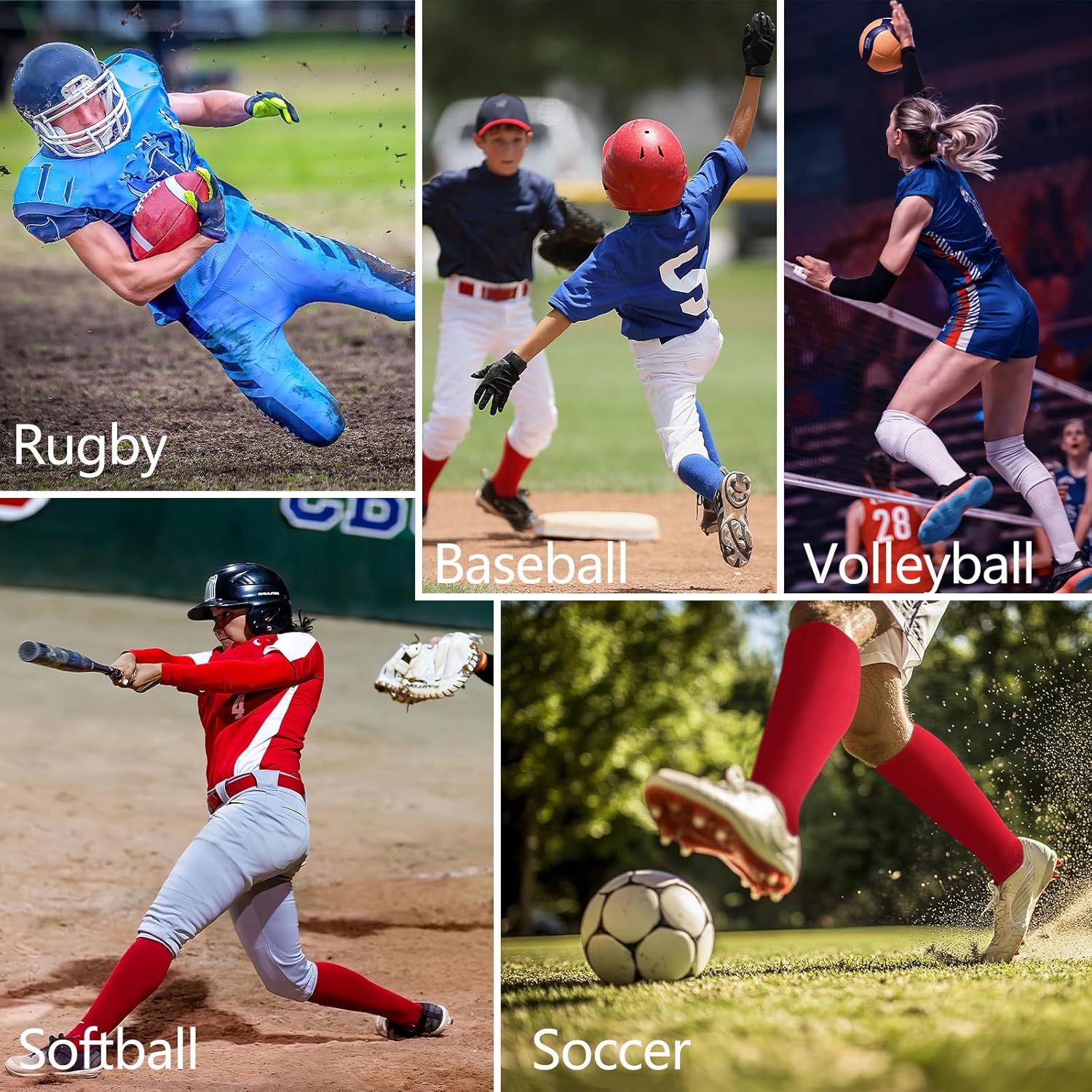 Perfect for Baseball Soccer and Softball Sizes - Youth and Adults