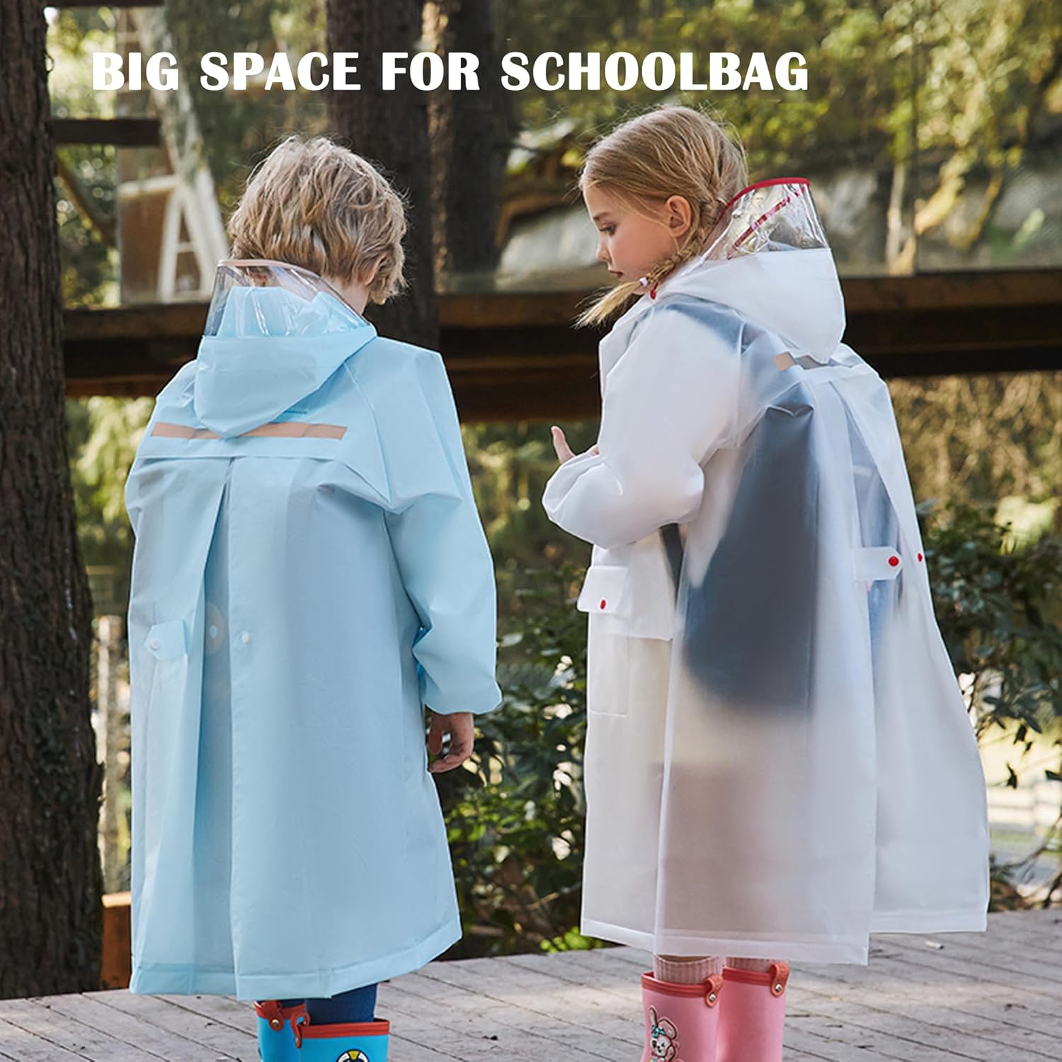 Kids Waterproof Rain Jacket 4XL