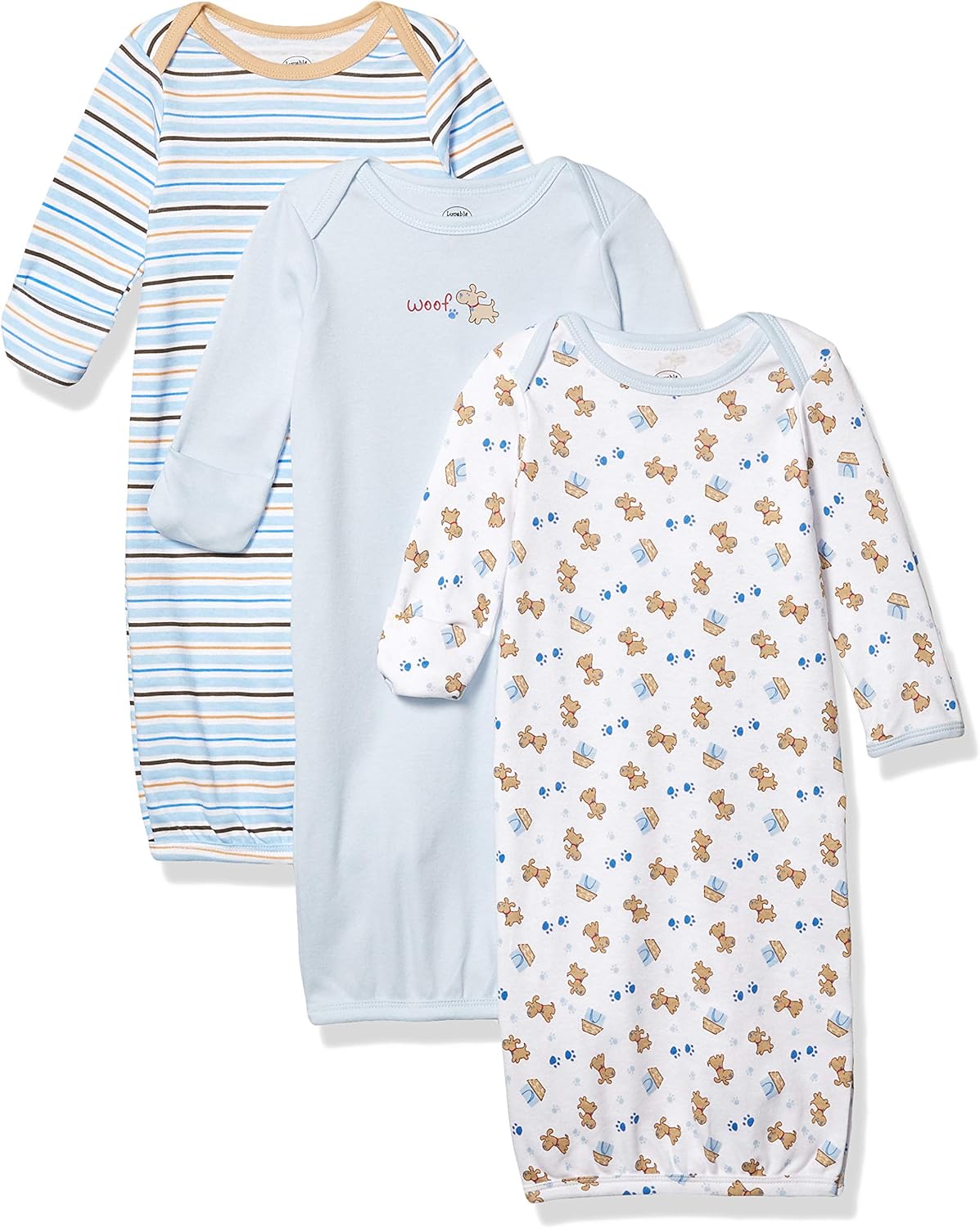Luvable Friends Baby Girls Cotton Gown
