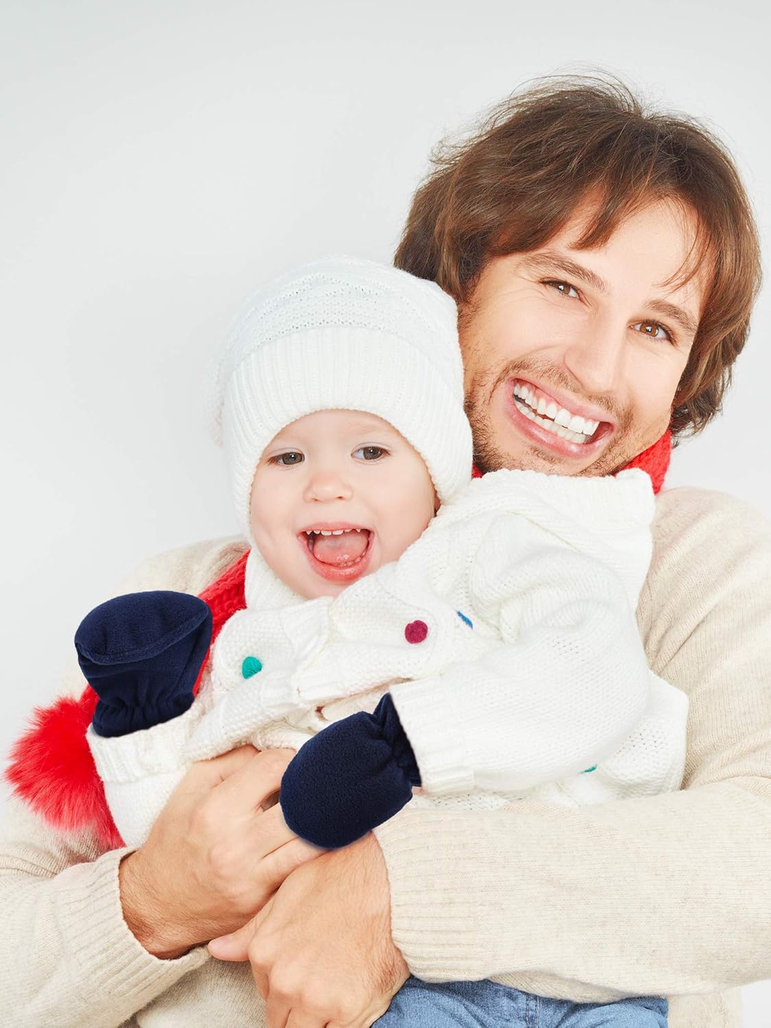 Warm Soft Winter Mittens for Babies Kids