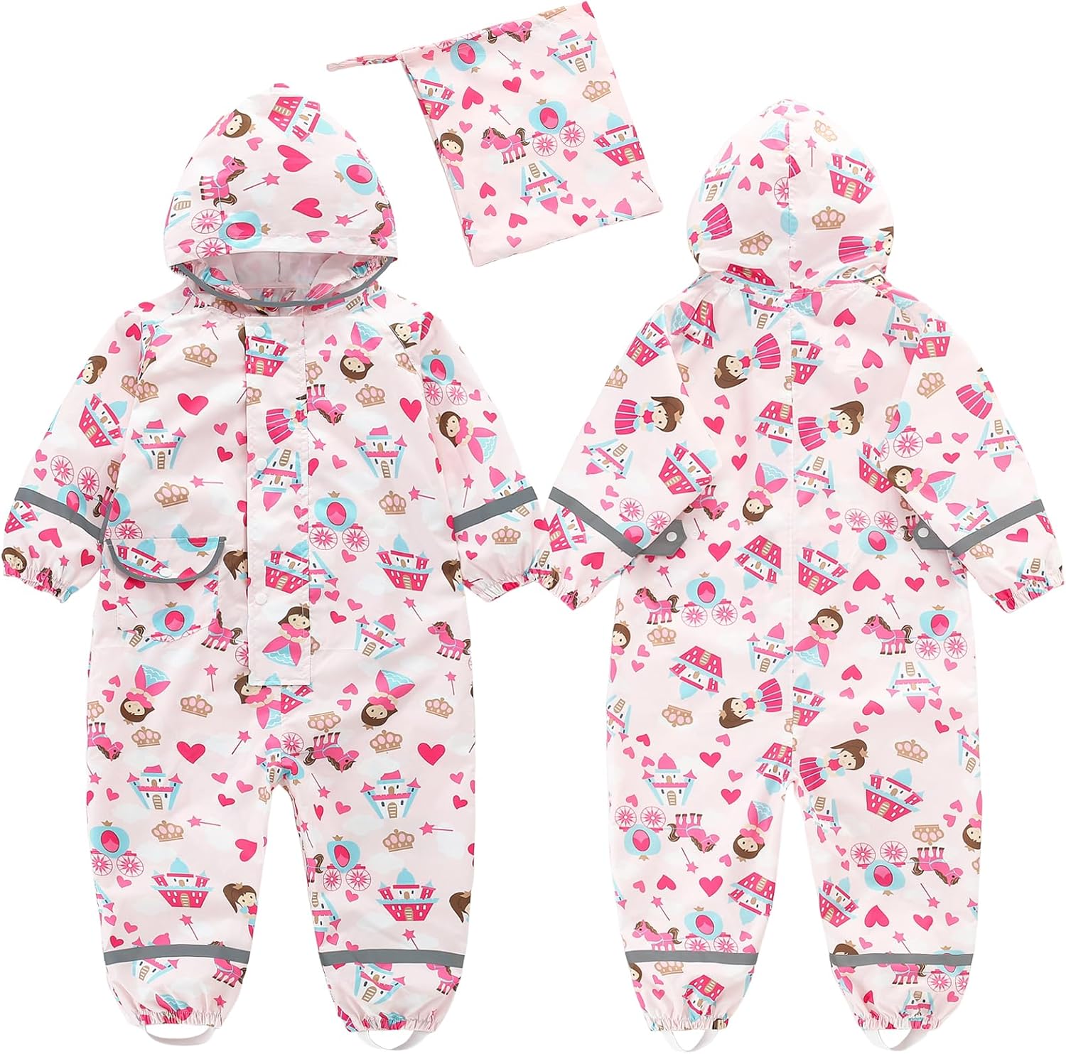 Kids Waterproof Rain Suit for 1-10-Year-Olds