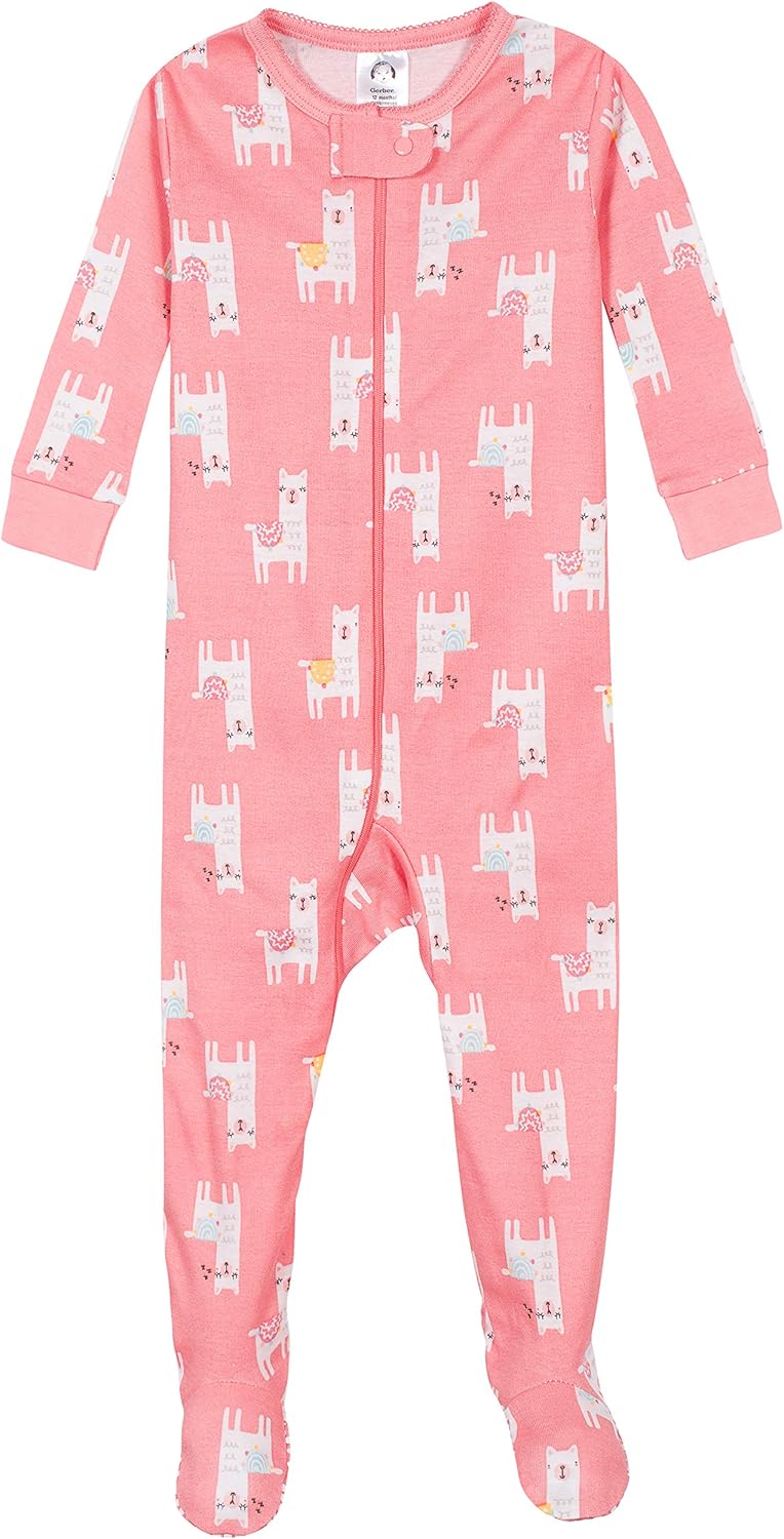 Gerber Baby Girls 4Pack Pajamas