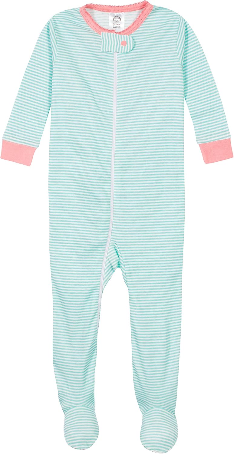 Gerber Baby Girls 4Pack Pajamas