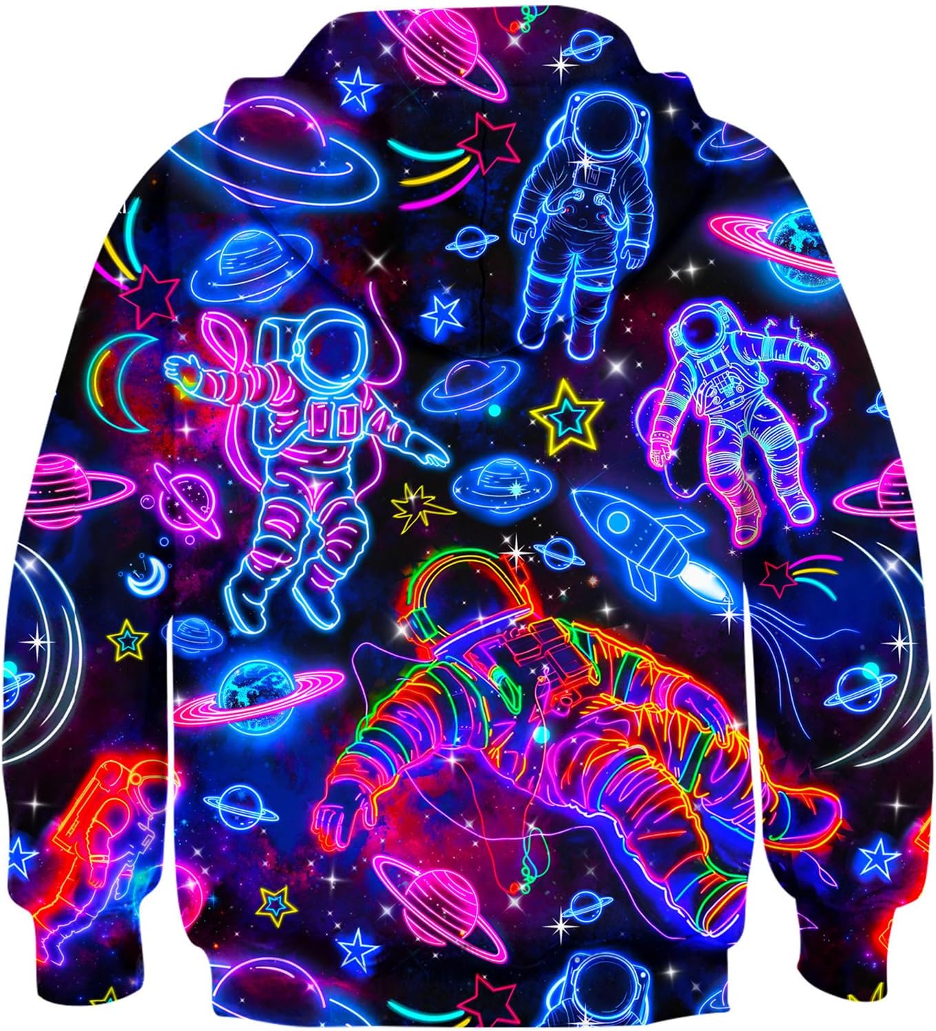 RAISEVERN 3D Print Kids Pullover 6-16T