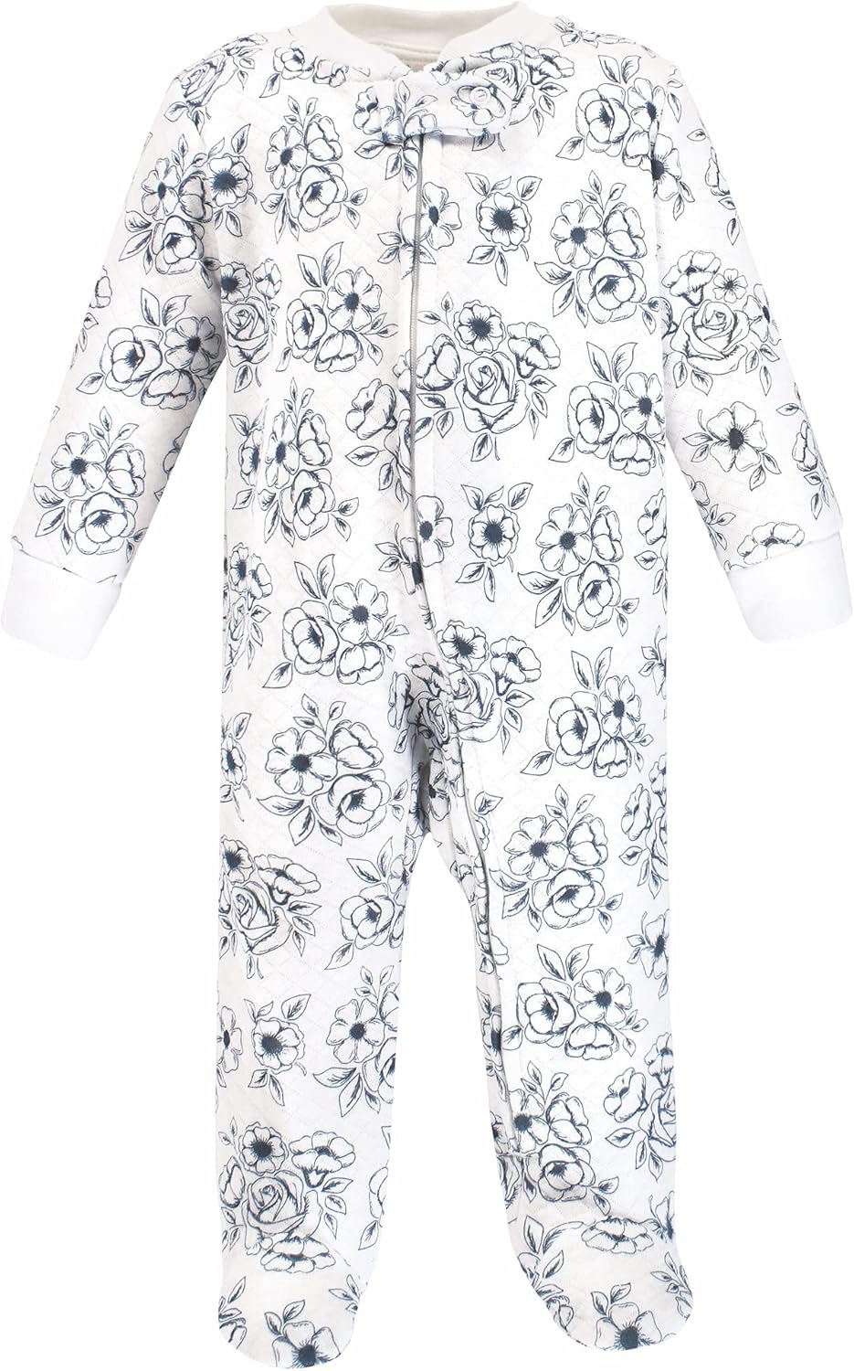 Hudson Baby Baby Girls Quilted Zipper Sleep Play