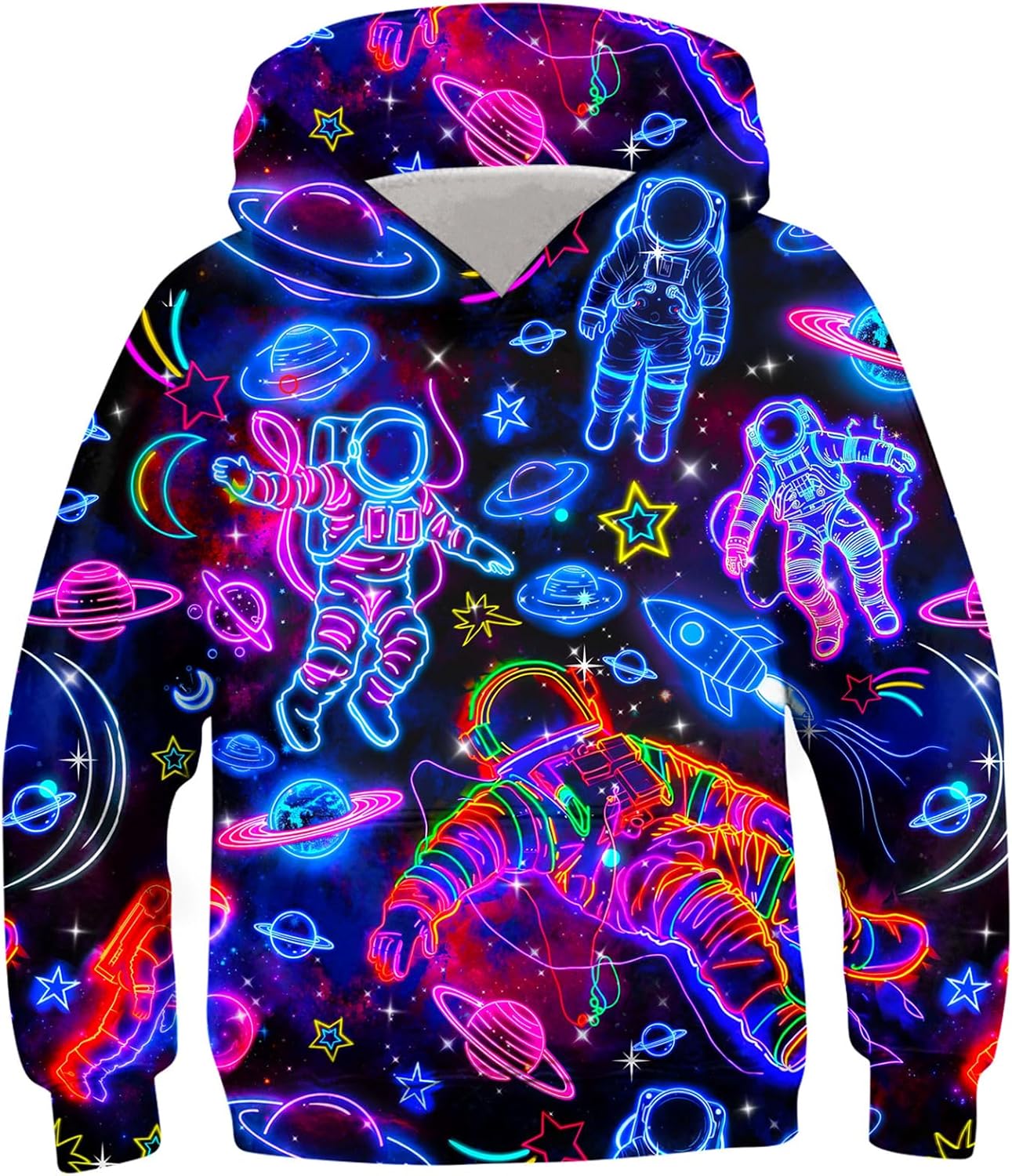 RAISEVERN 3D Print Kids Pullover 6-16T