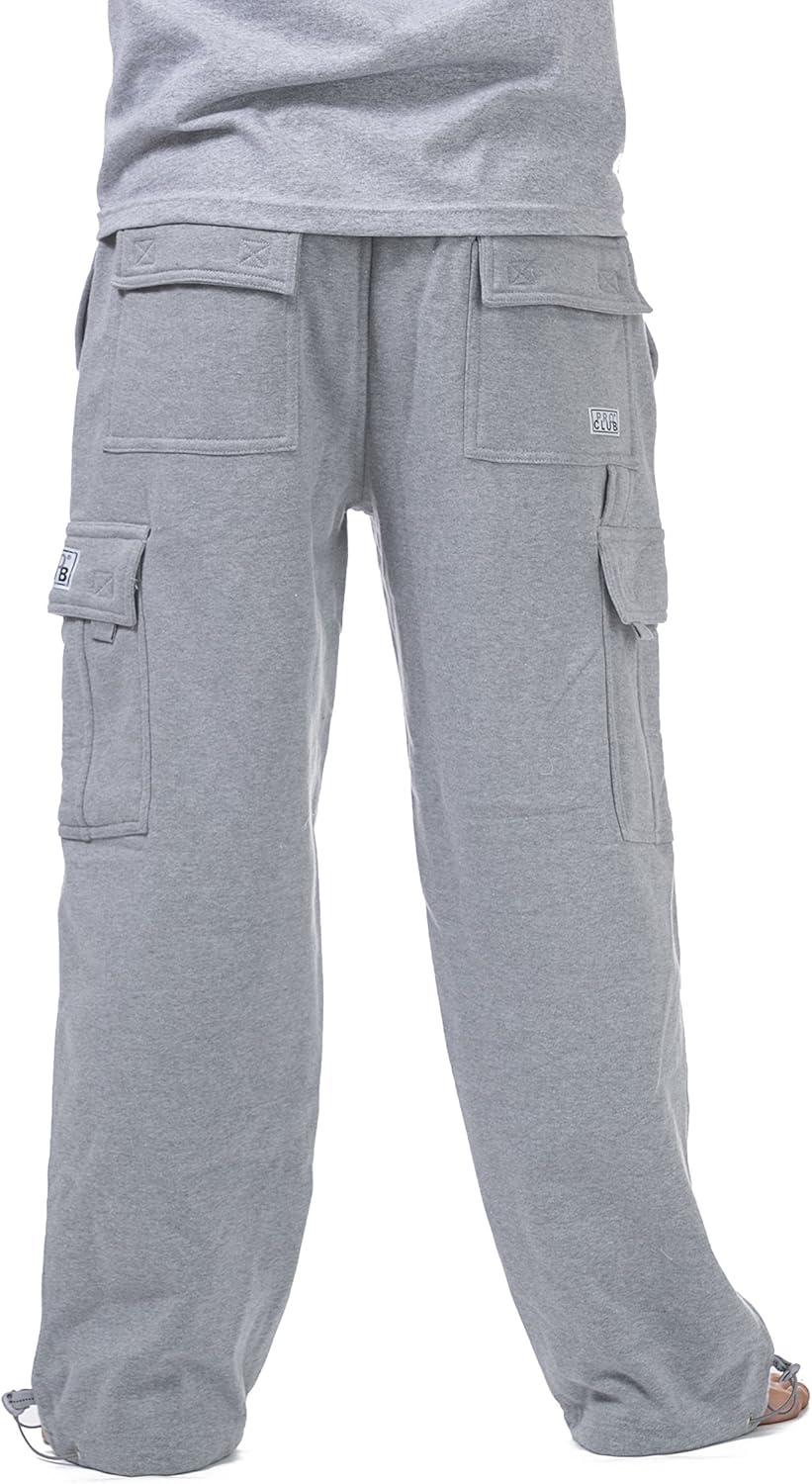 Pro Club Mens Heavyweight Fleece Cargo Pants
