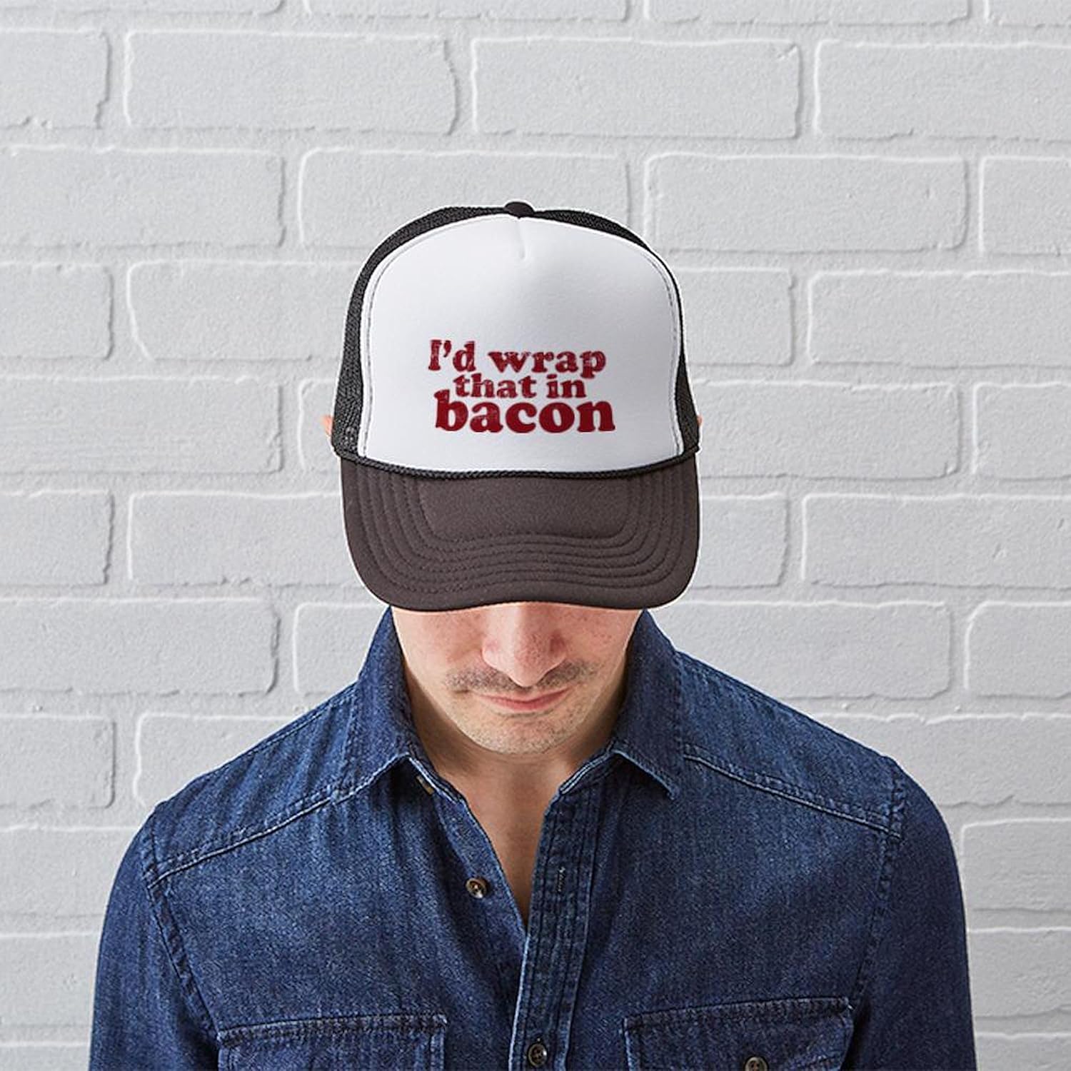 CafePress Bacon Adjustable Snapback Hat