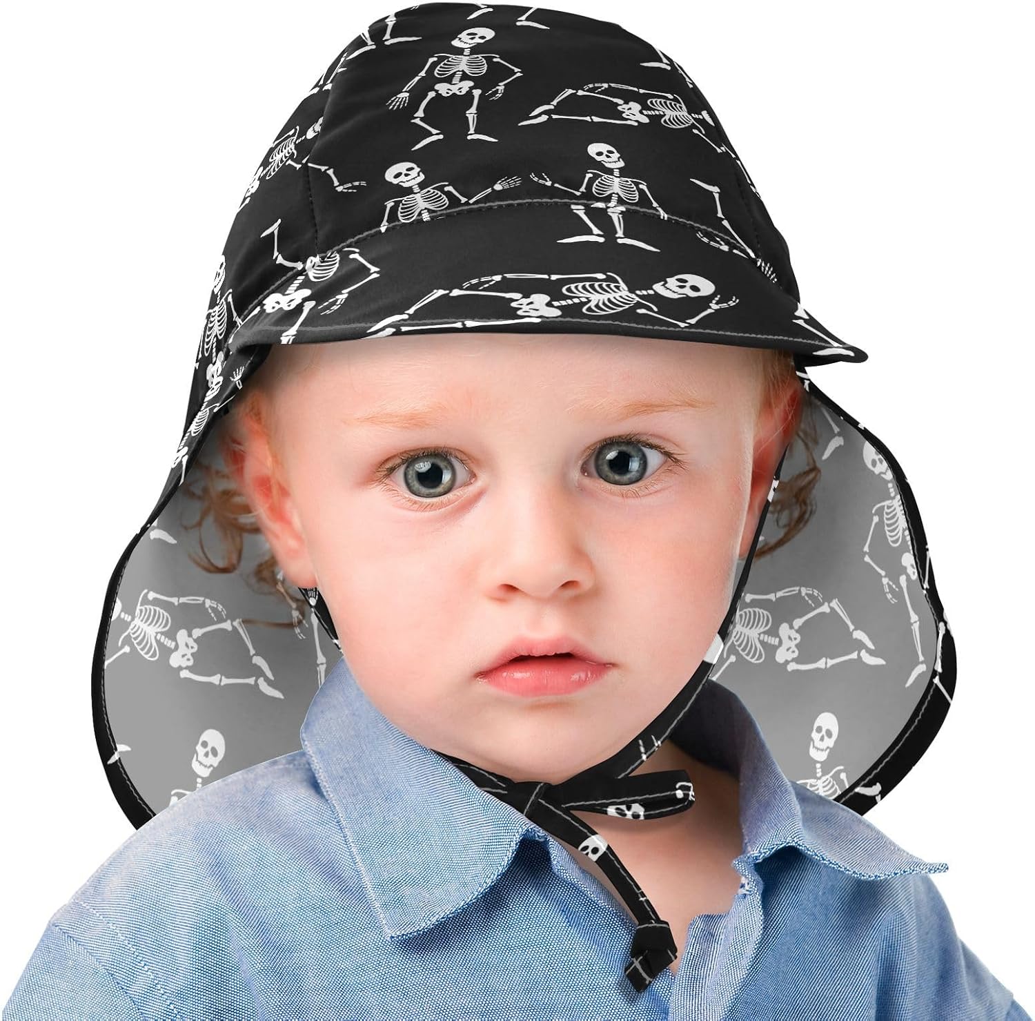 Pigsaly Skeletons Baby Toddler Sun Hat