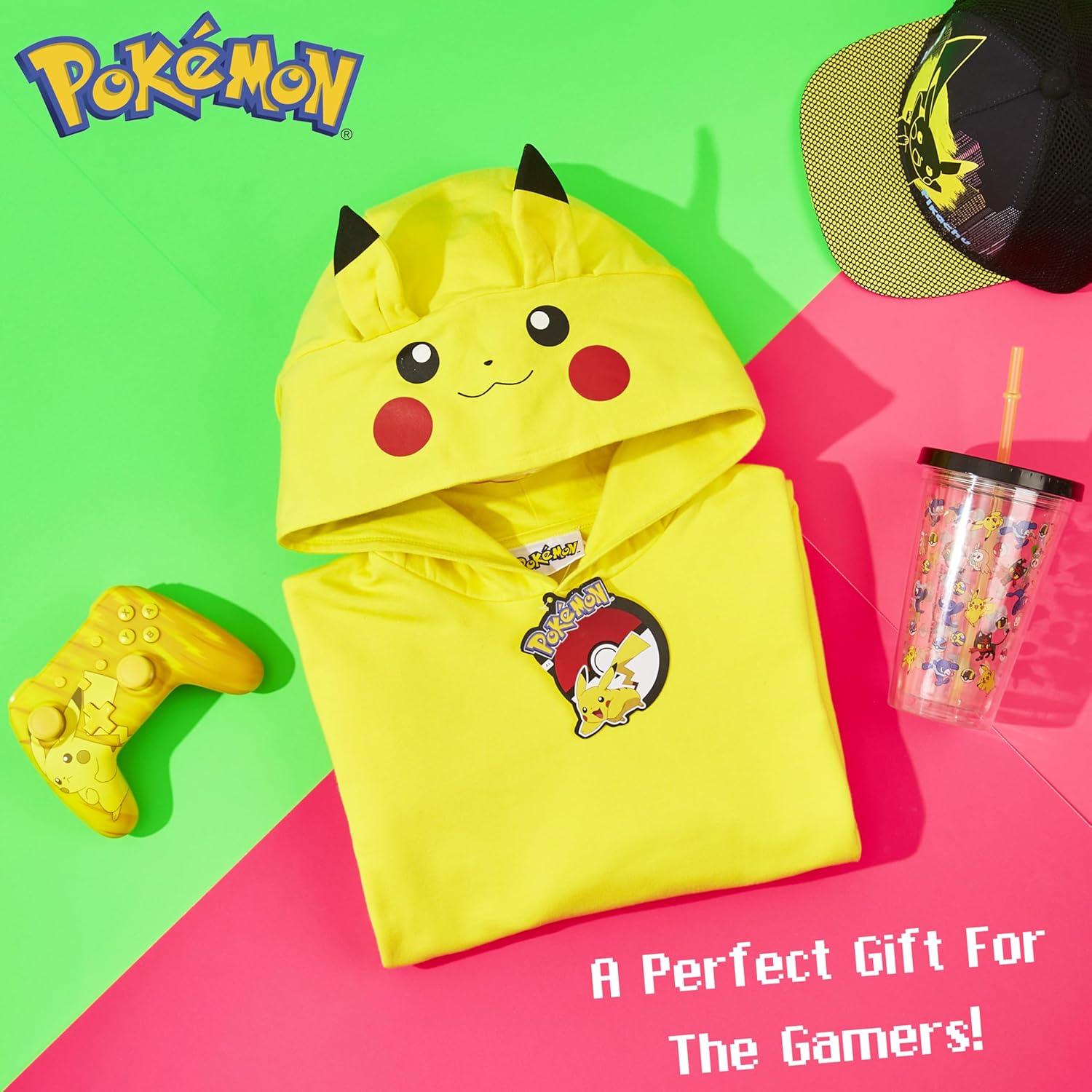 Pokemon Pikachu Hoodie for Boys Teens