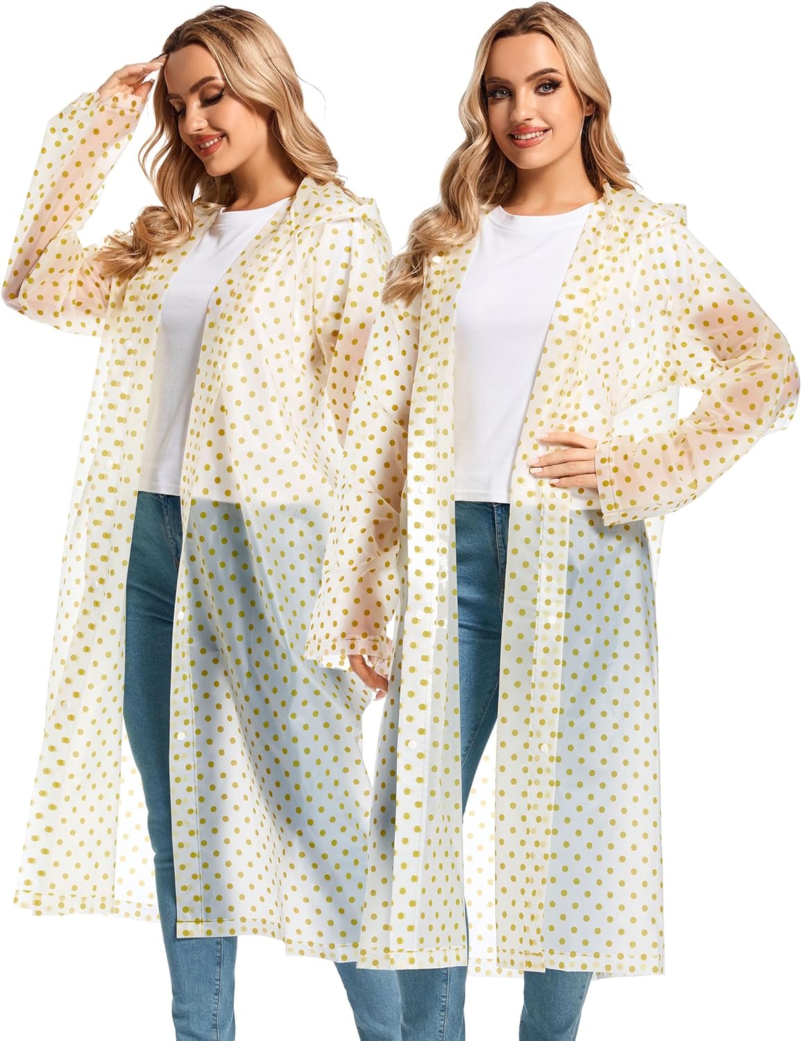 Borogo 2-Piece Reusable Rain Coats