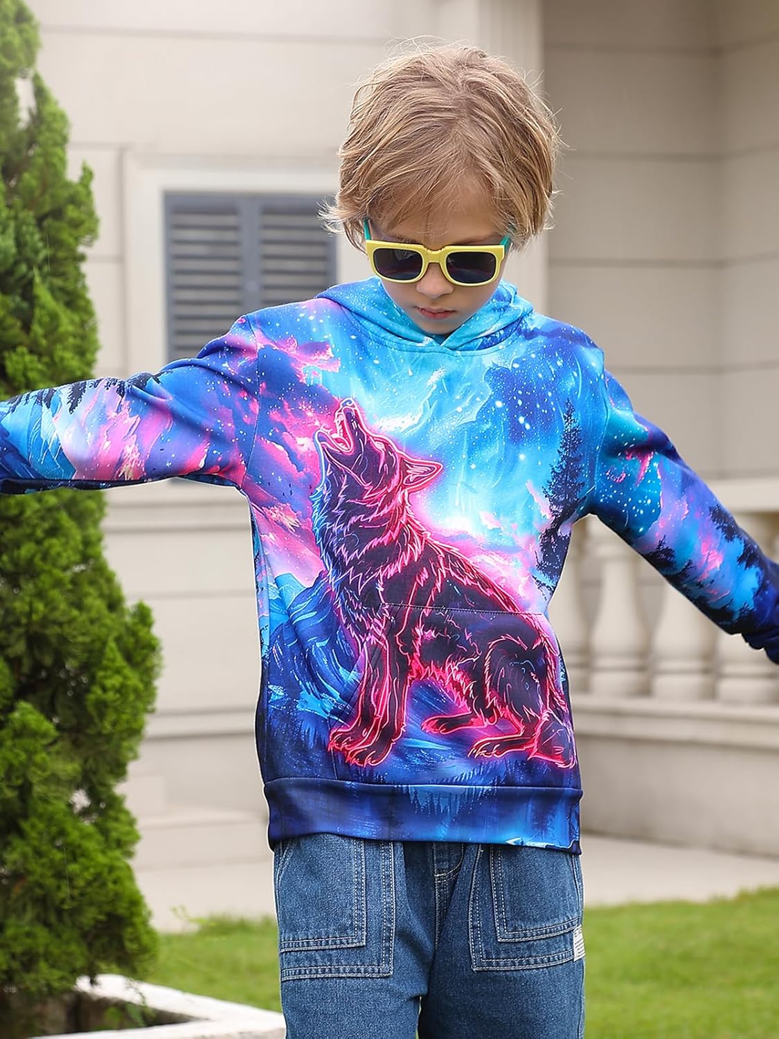 Vibrant Kids Fleece Hoodie