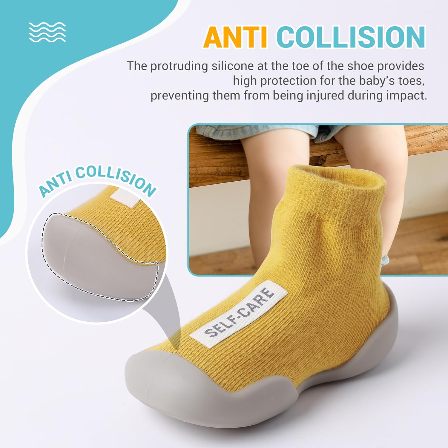 XQXG Baby Shoes- toddler first walker shoes Non-slip breathable unisex design
