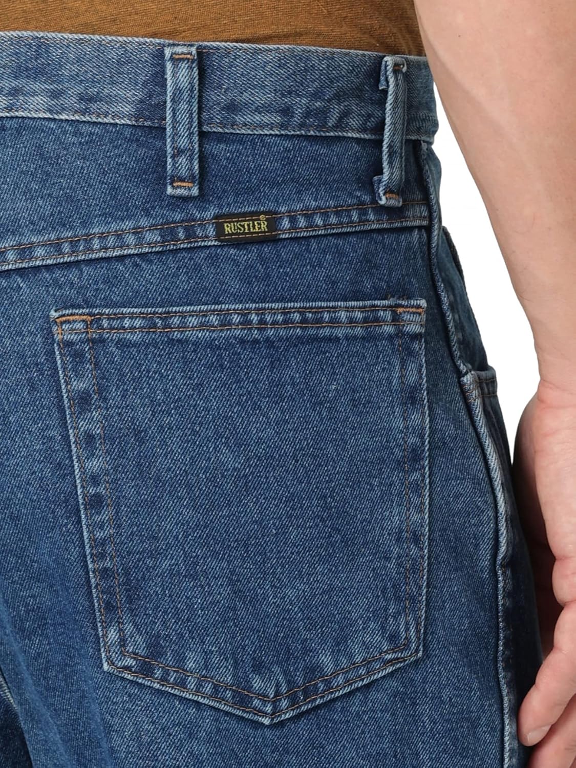Rustler Mens Classic Relaxed Fit Denim Jeans Comfort Captivates Reinvents Style