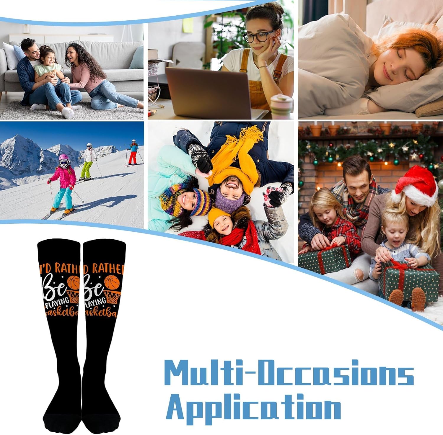 Cute Funny Functional Socks for Girls Boys