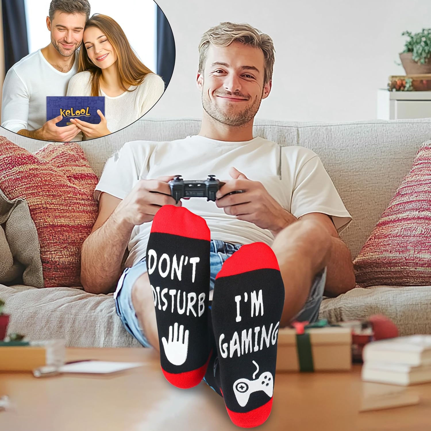 Do Not Disturb Gaming Socks for Men