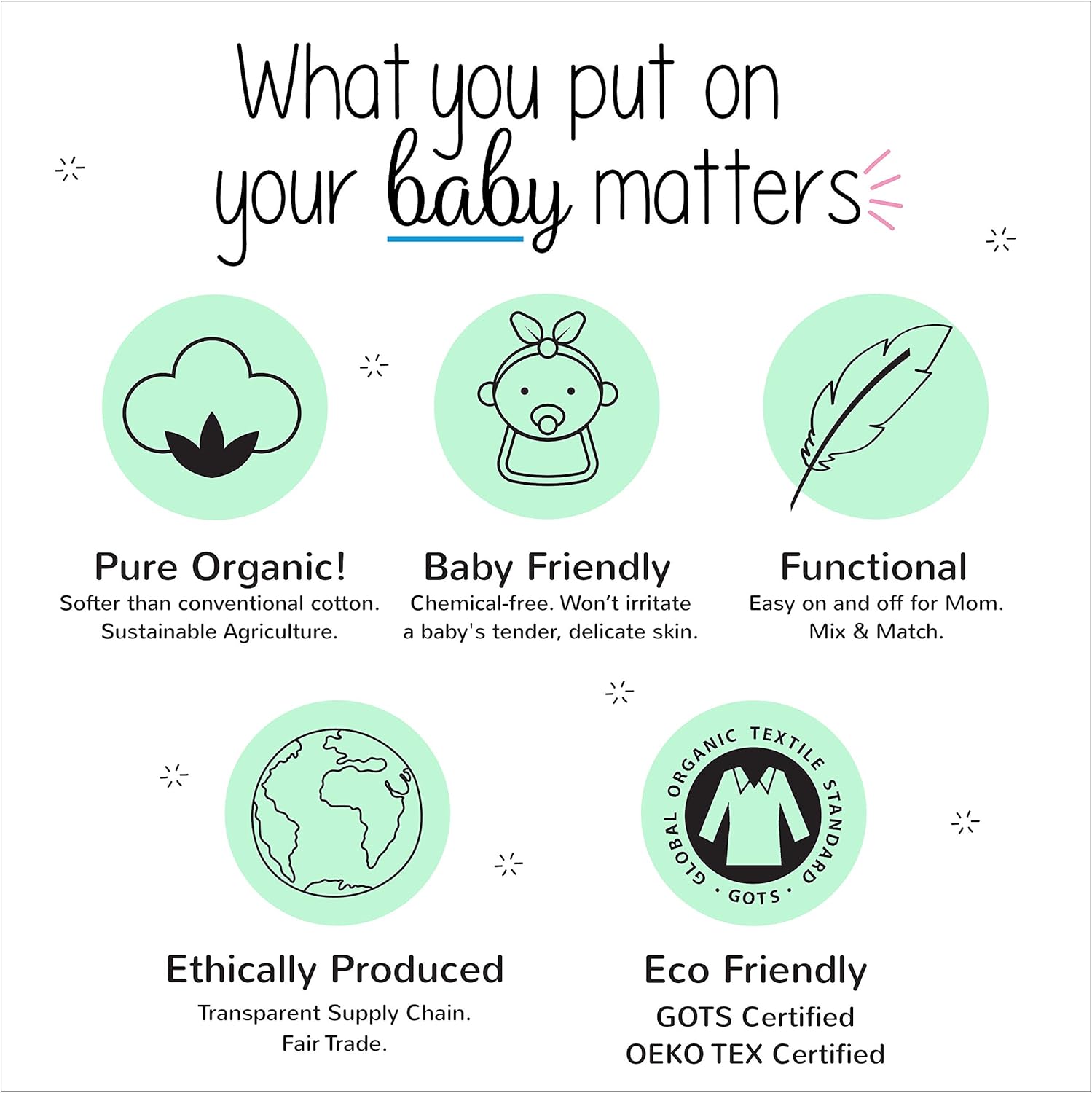 Organic Soft Comfortable Bedtime Footwear for Baby