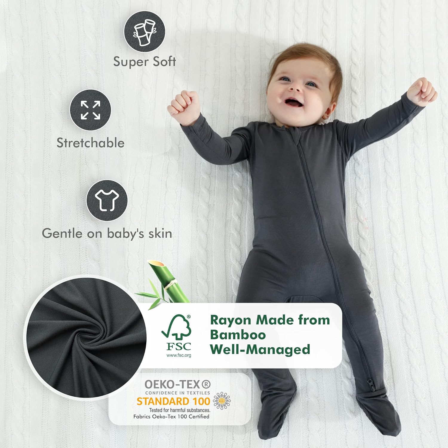 HAPIU Rayon from Bamboo Newborn to 24 Months