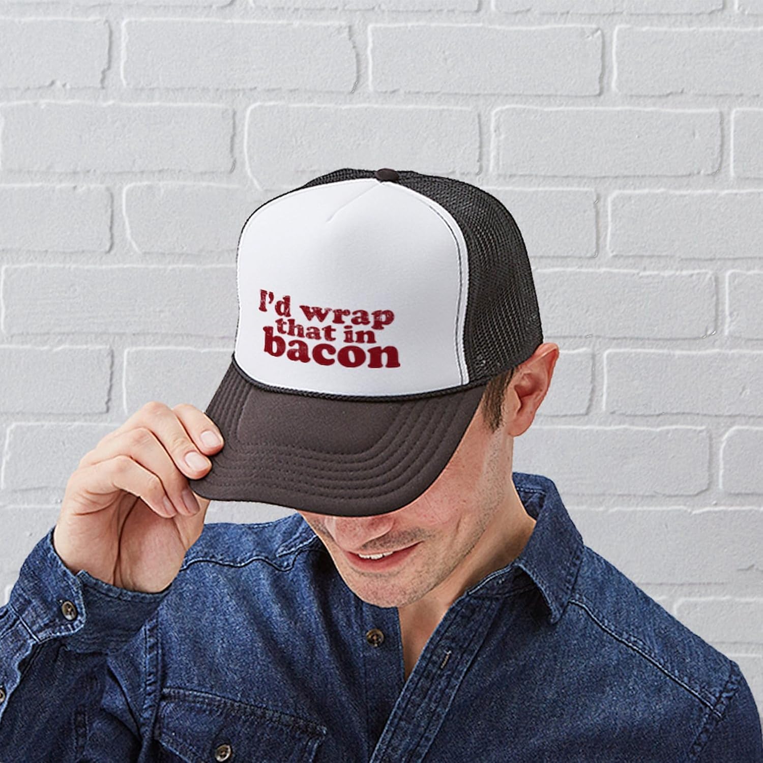 CafePress Bacon Adjustable Snapback Hat