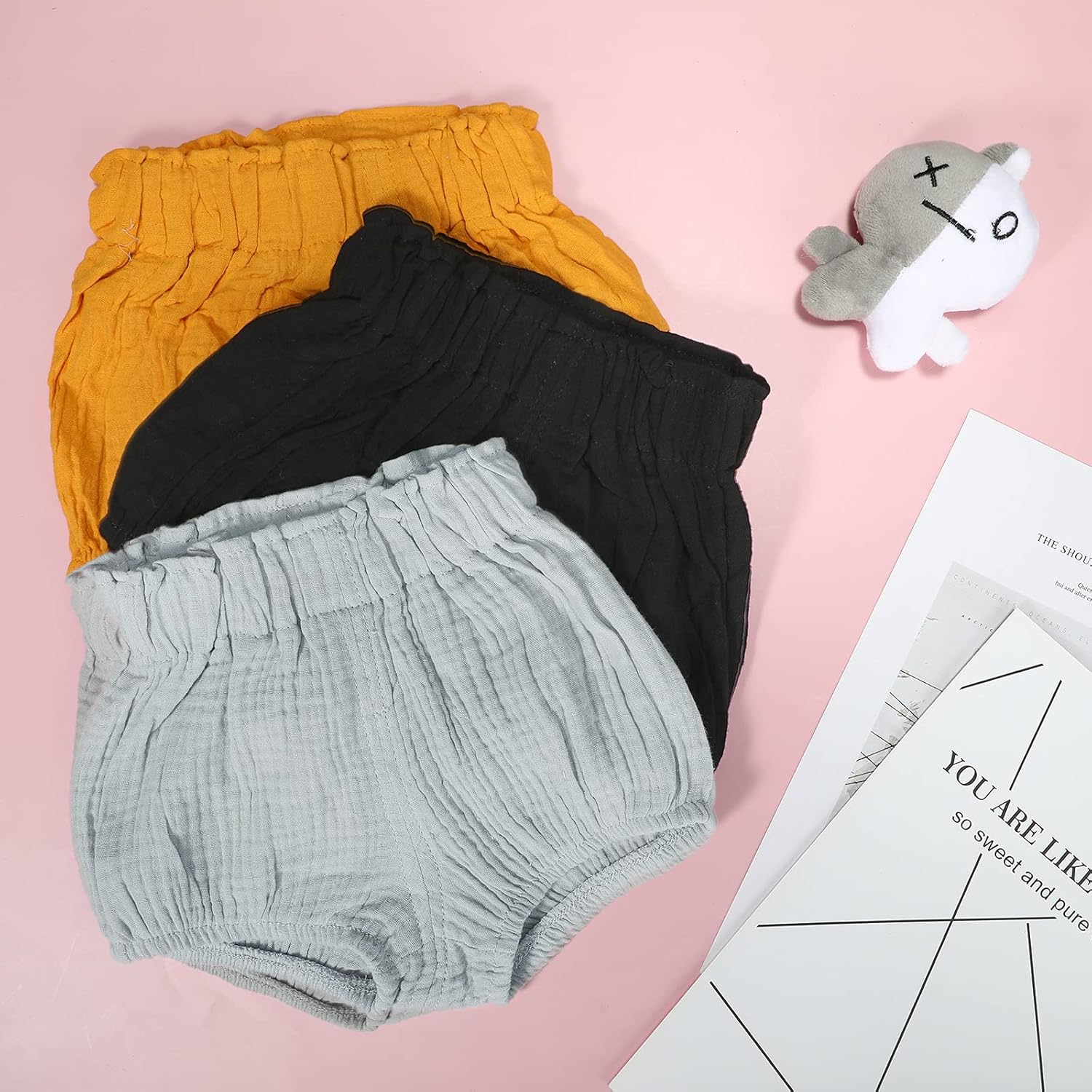 Sintege Summer Linen Bloomers for Baby