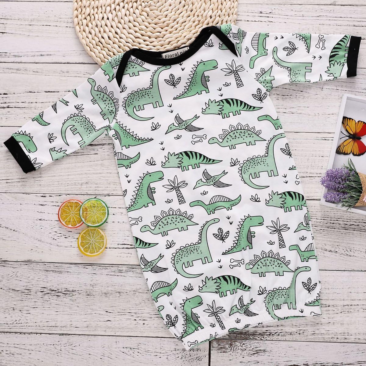 COLOOM Toddler Dinosaur Sleep Outfit