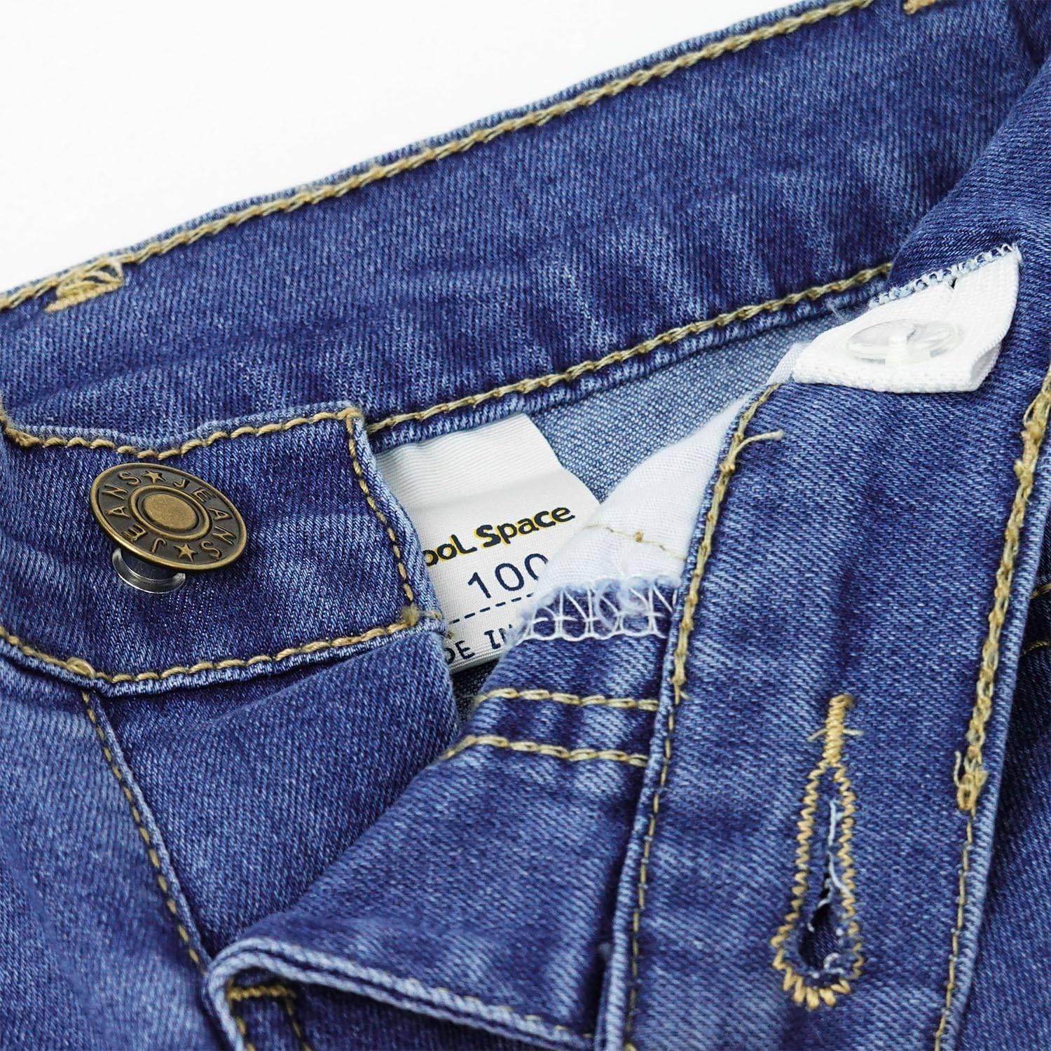 Stitcholine Denim Pants for Baby Girls