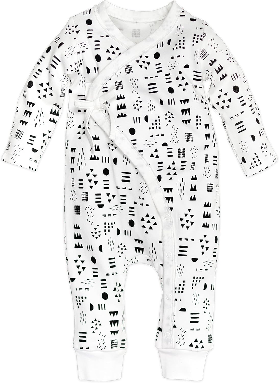 HonestBaby Unisex-Baby Kimono Coverall Organic Cotton