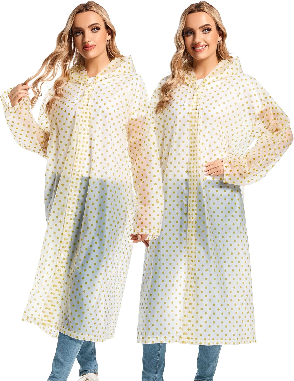 Borogo 2-Piece Reusable Rain Coats