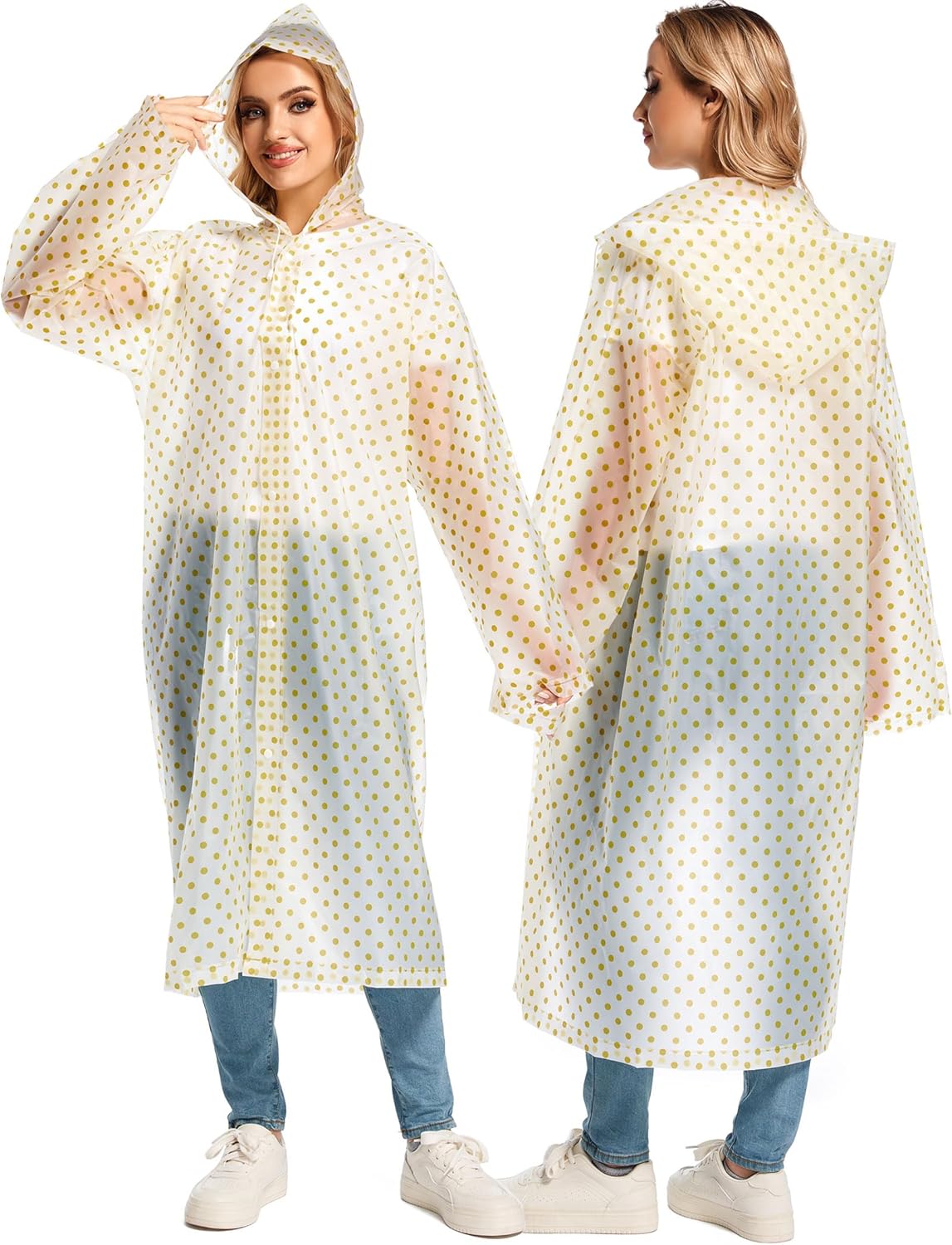 Borogo 2-Piece Reusable Rain Coats