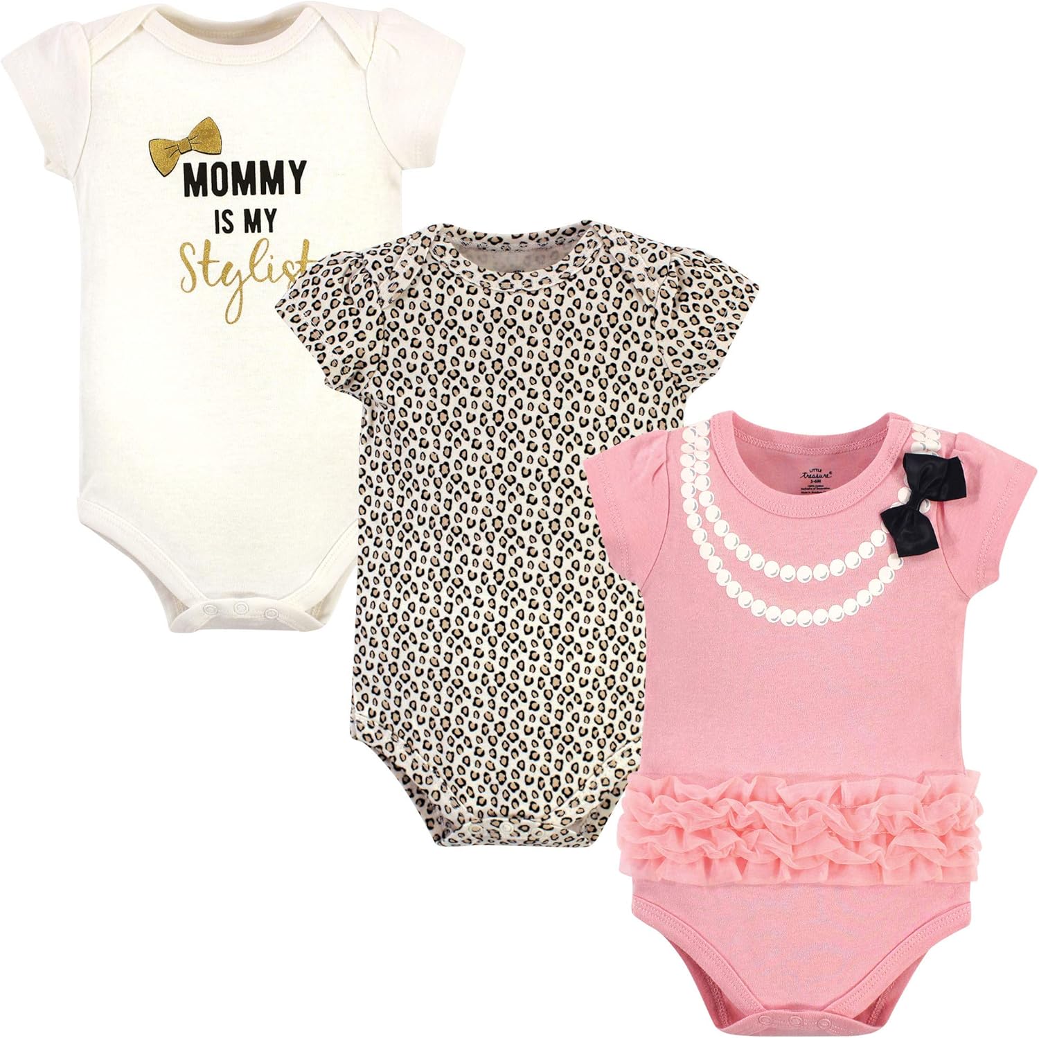 Little Treasure Unisex Baby Cotton Bodysuit - Soft Cozy