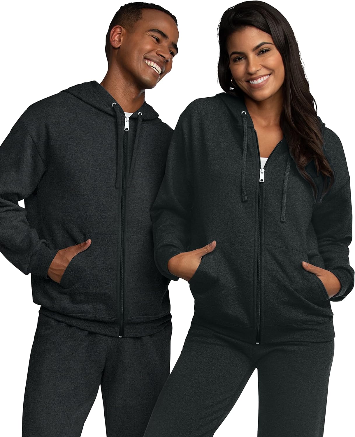 Fruit of the Loom Mens Unisex Full Zip Fleece