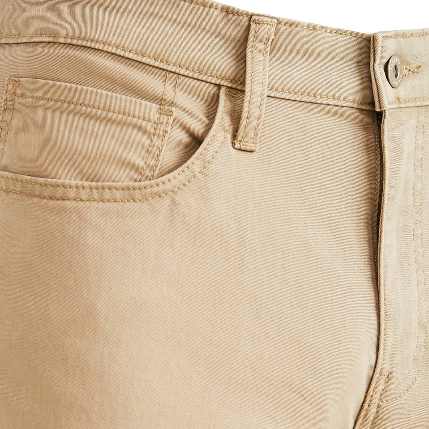 Durable Straight Fit Khaki Pants for Men