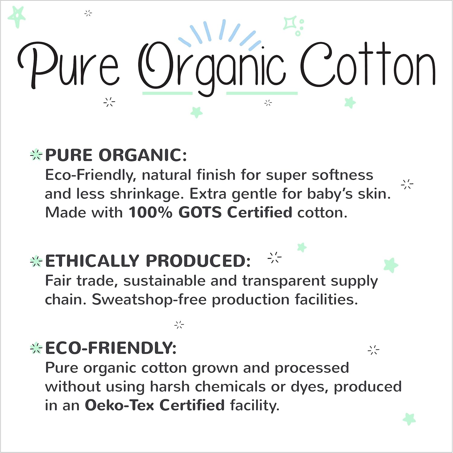 Organic Soft Comfortable Bedtime Footwear for Baby