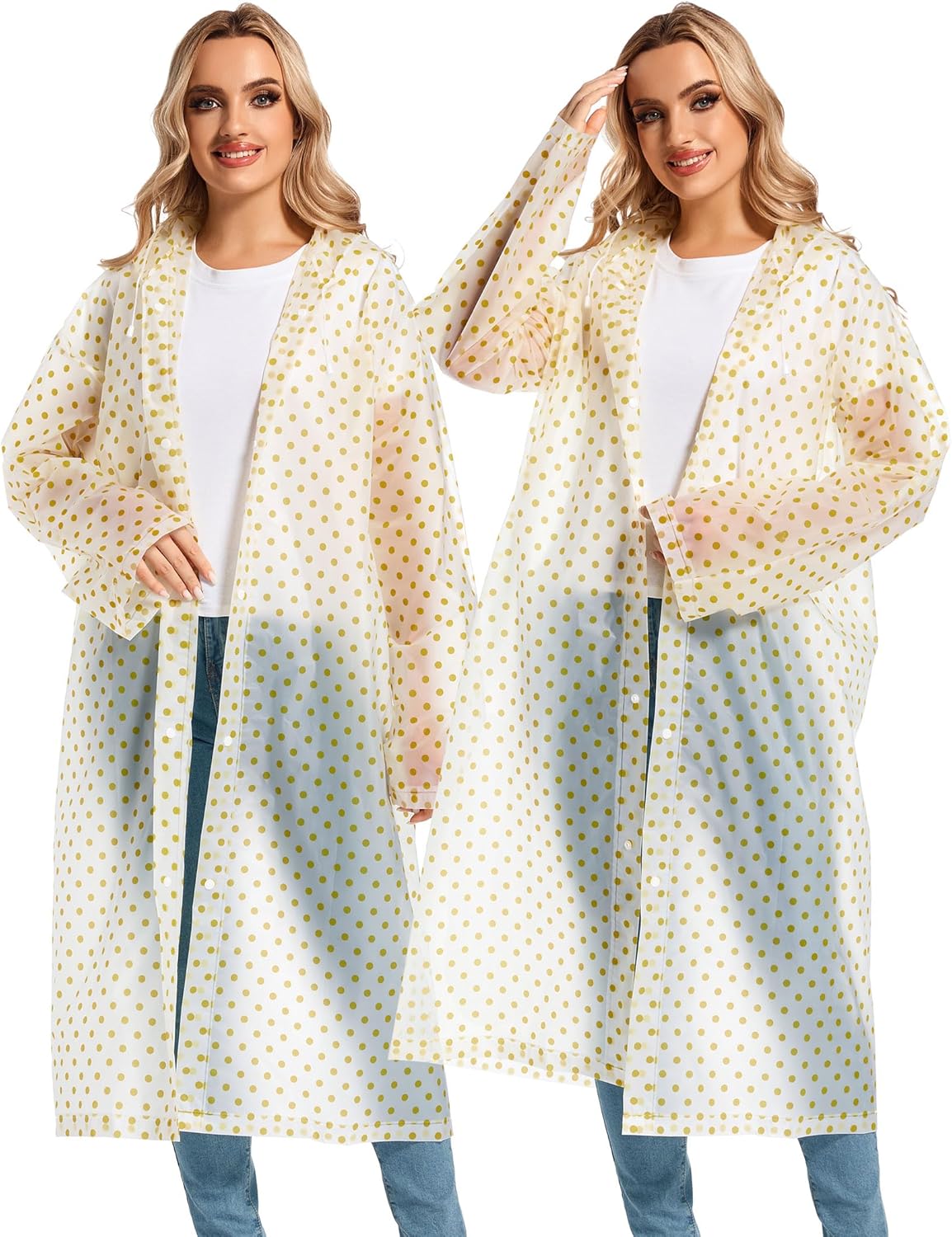 Borogo 2-Piece Reusable Rain Coats