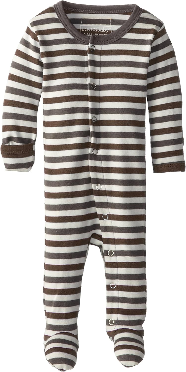 Lovedbaby Organic Baby Snap Footie for Girls