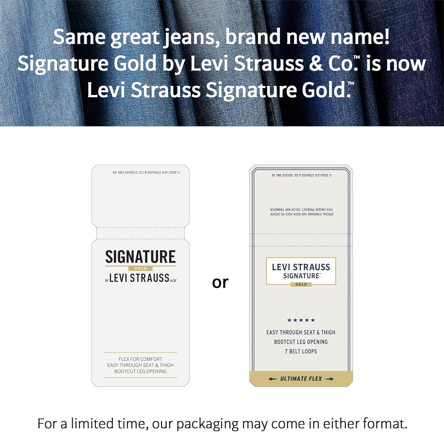 Experience Unmatched Comfort with Levi StraussSignature Gold Fit Flex Jeans