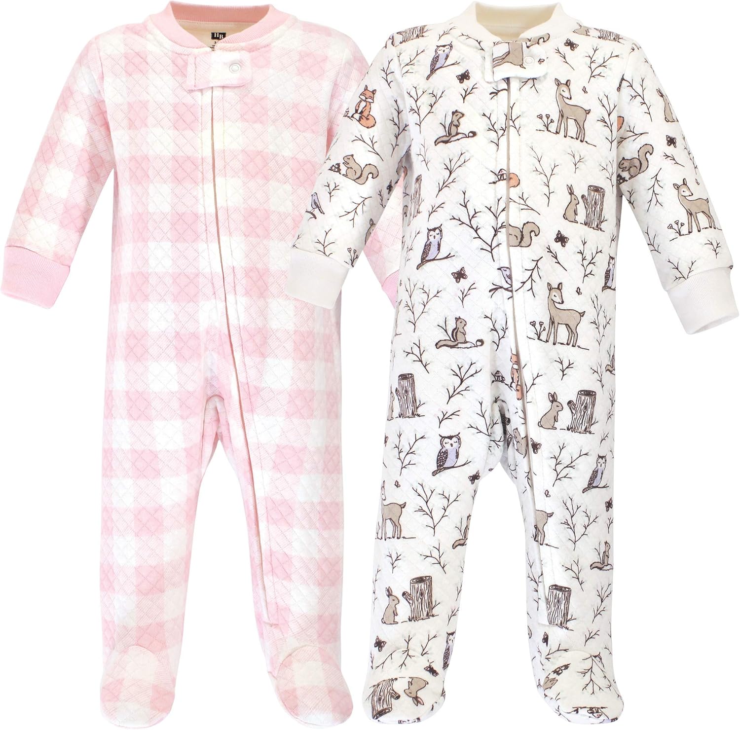 Perfect Premium Quilted Zipper Sleep and Play for Baby Girls