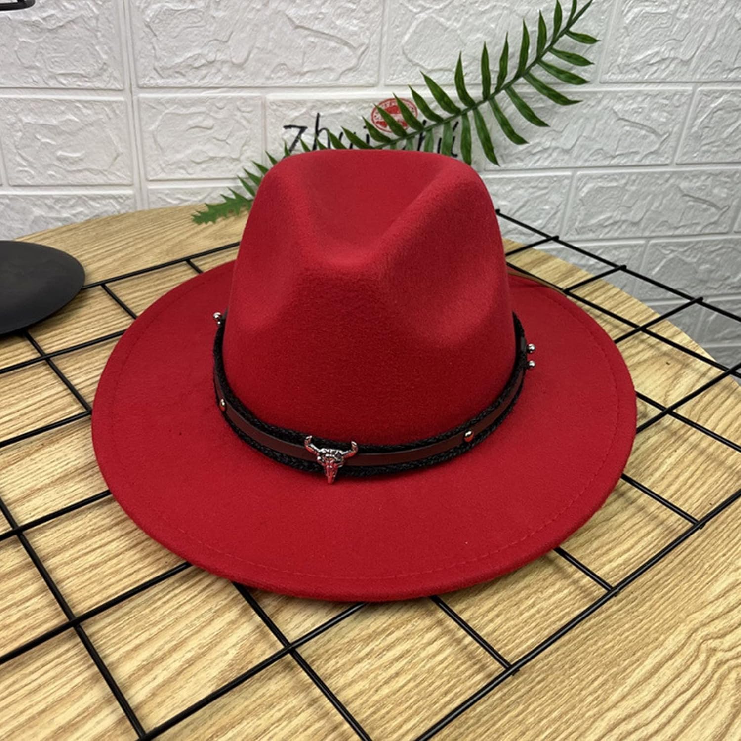 Fashionable Black Fedora Hat for Women with Sun Protection