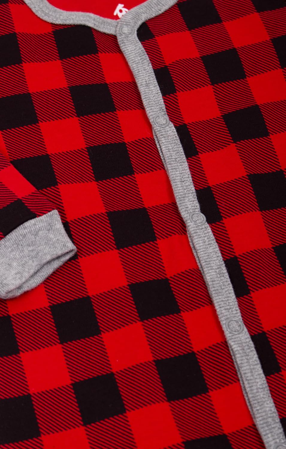 Snugabye Infant Buffalo Plaid Footed Sleeper